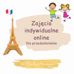 INDYWIDUALNY Francuki dla przedszkolaków ONLINE | 30-40 min.