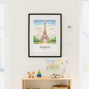 Plakat w ramce "Paris, douceur et joie" | rozmiar A3