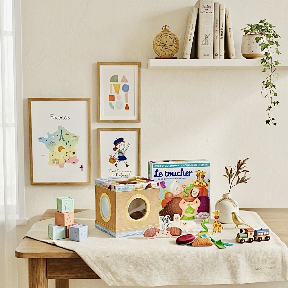 Le Toucher | Gra sensoryczna Montessori